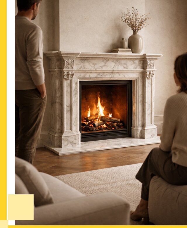 Мраморные камины под ключ в Котласе от 259075 р. | ЭриданКтл