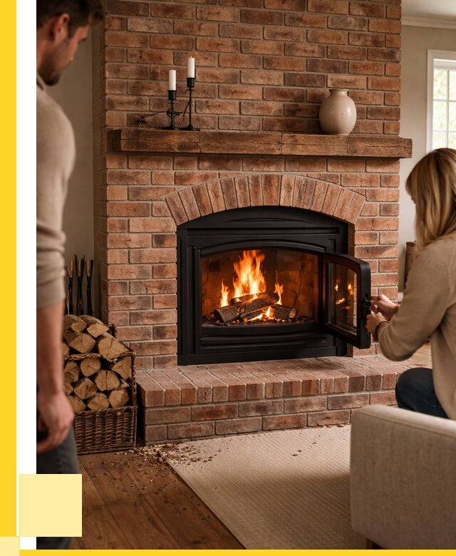 Кирпичные камины под ключ в Котласе от 155445 р. | ЭриданКтл