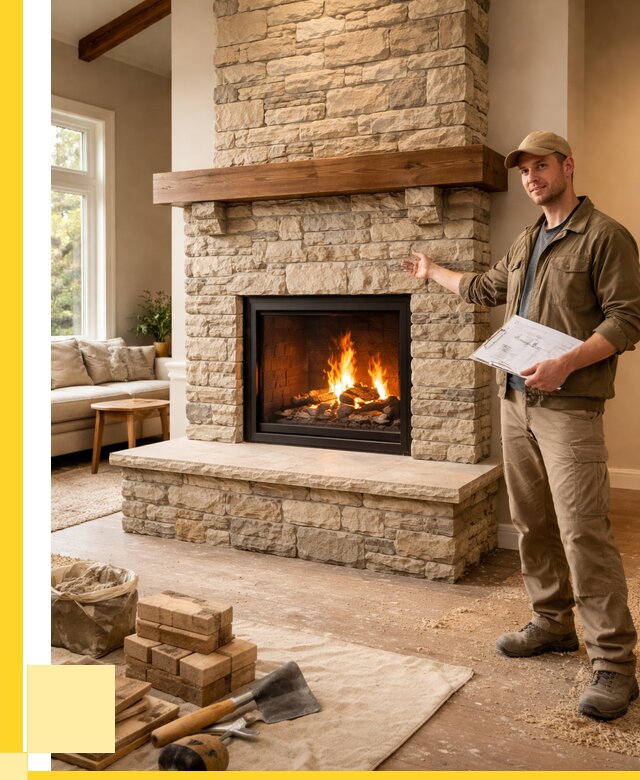 Камины под ключ в Котласе от 186534 р. | ЭриданКтл — установка