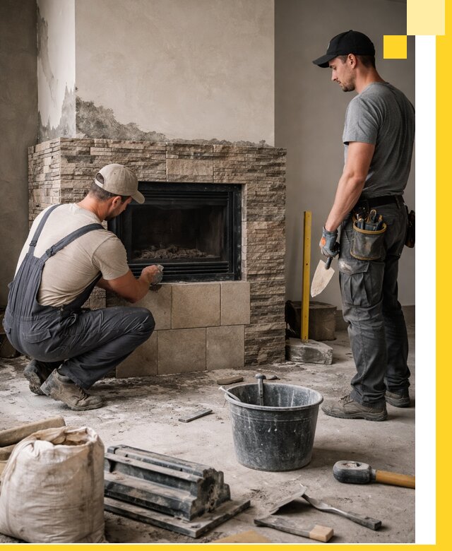 Камины под ключ в Котласе: проект, изготовление и монтаж