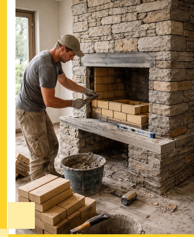 Кладка каминов и камина в Котласе от 25908 р. ЭриданКтл