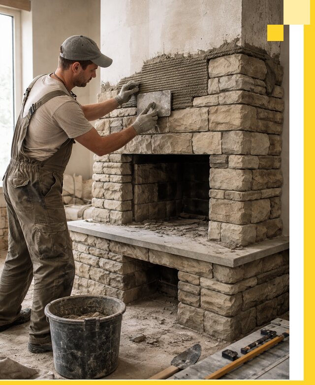 Строительство каминов под ключ в Котласе от проектирования до монтажа