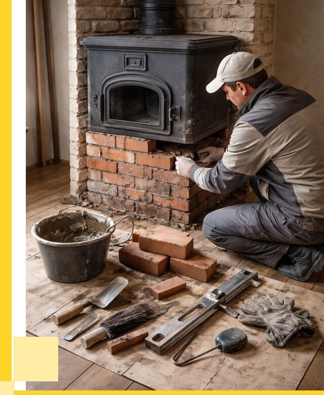 Ремонт печей в Котласе от 12436 р., услуги печника ЭриданКтл