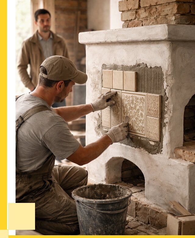 Отделка печей и банных печей в Котласе от 36271 р. | ЭриданКтл