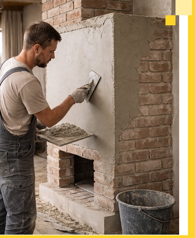 Отделка печей и облицовка каминов в Котласе под ключ