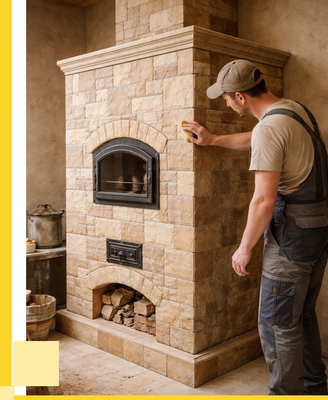 Облицовка печей в Котласе от 4663 р. под ключ | ЭриданКтл