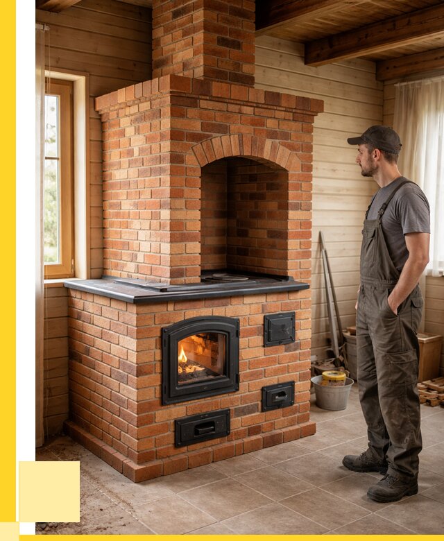 Кирпичные печи в Котласе: купить от 155445 р. | ЭриданКтл