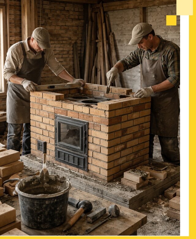 Изготовление и установка варочных печей под ключ в Котласе