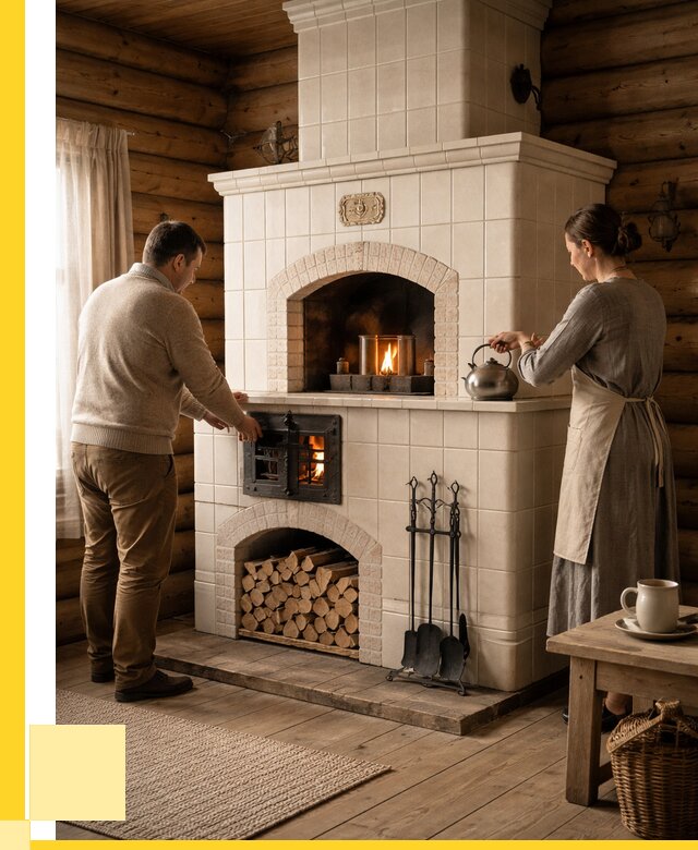 Русские печи в Котласе: установка от 155445 р. ЭриданКтл