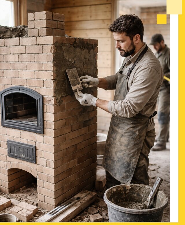 Изготовление и установка печей-шведок под ключ в Котласе