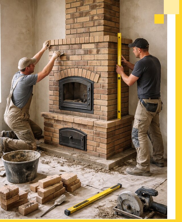 Продажа и установка печей и каминов для дома под ключ в Котласе