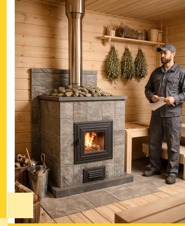 Печи для бани под ключ в Котласе от 124356 р. | ЭриданКтл