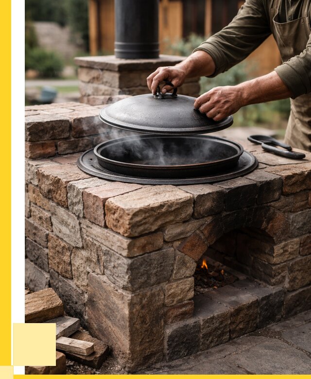 Печи для казана в Котласе по цене от 18653 р. | ЭриданКтл