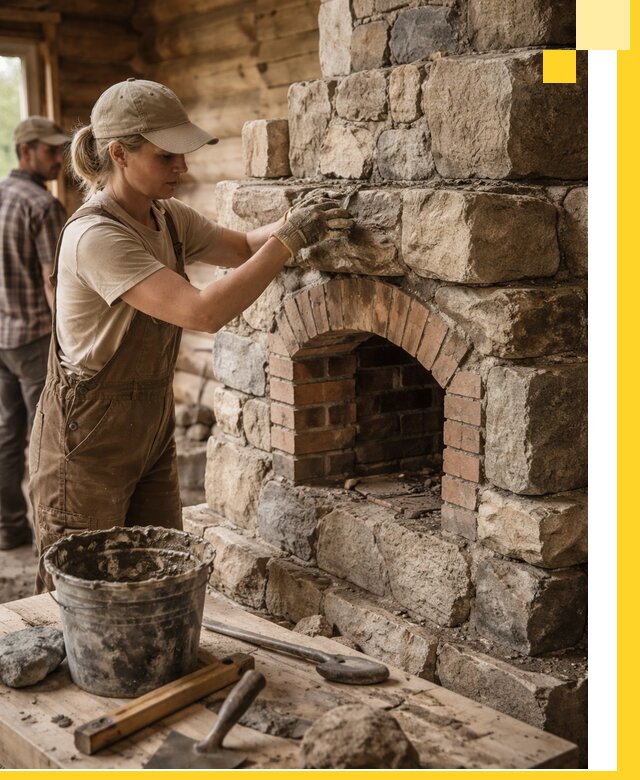 Каменные печи на заказ и монтаж в Котласе, долговечные решения