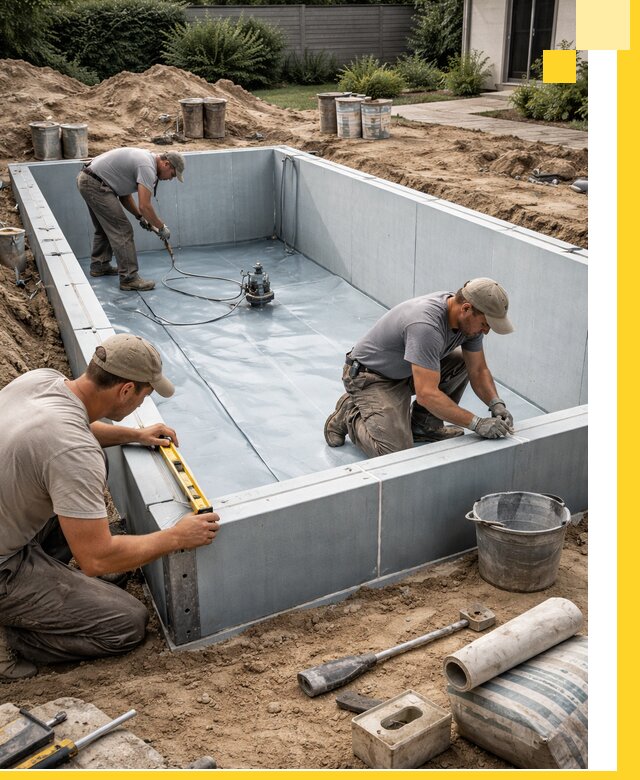 Профессиональный монтаж бассейнов под ключ в Котласе с гарантией