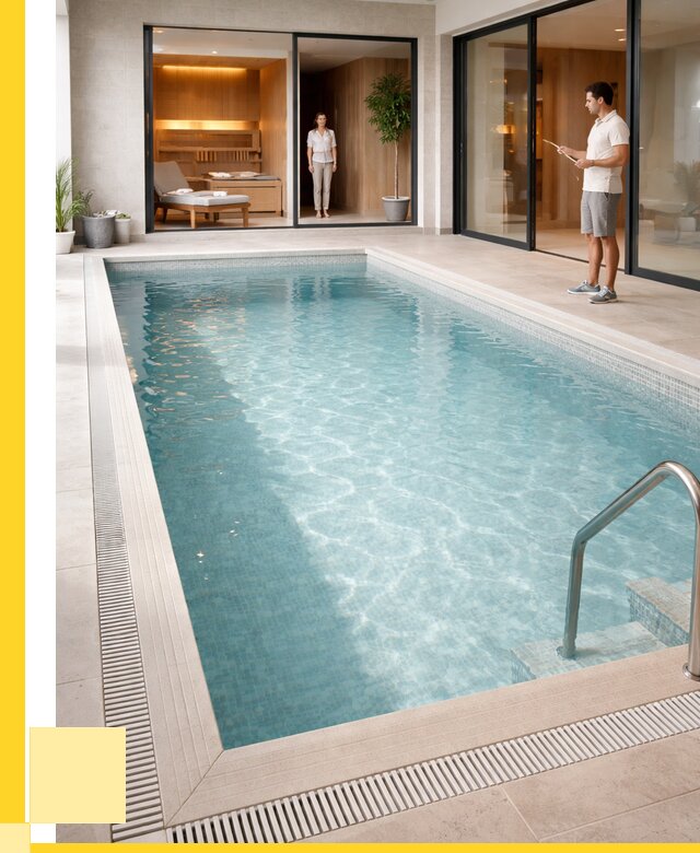 Отделка бассейна пленкой ПВХ в Котласе от 3627 р. - ЭриданКтл