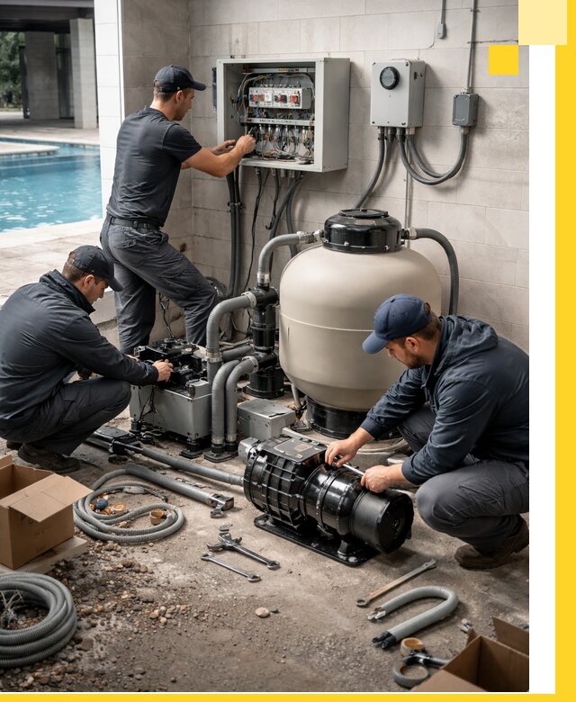 Профессиональный монтаж оборудования для бассейнов в Котласе