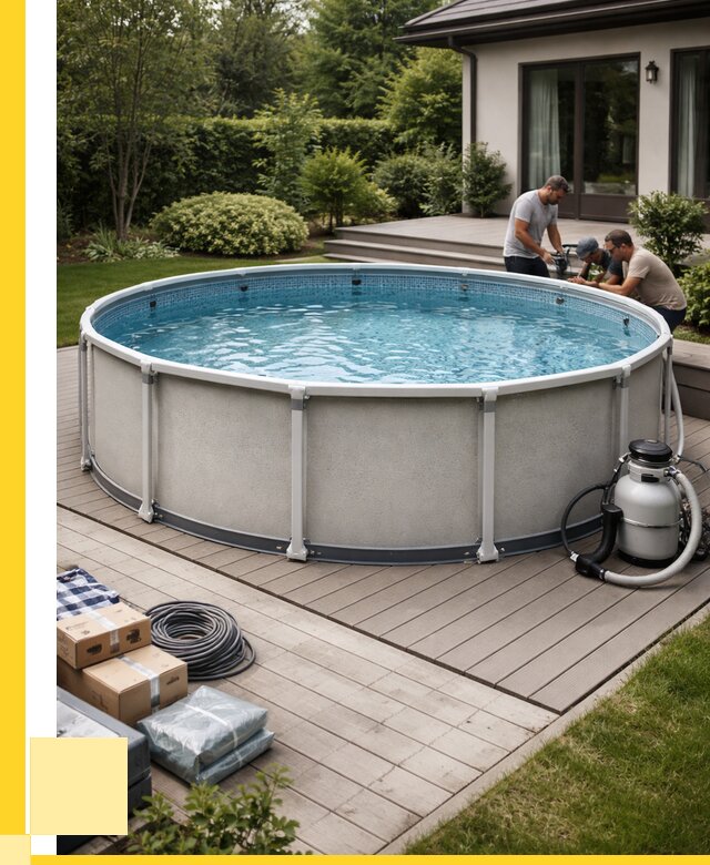 Купить каркасные бассейны в Котласе от 46634 р. | ЭриданКтл