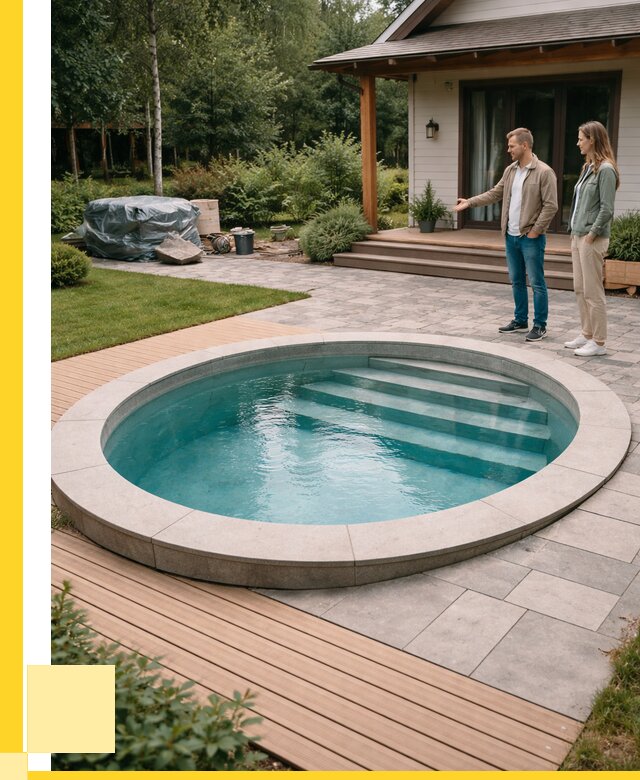 Бассейн на даче под ключ в Котласе от 207260 р., ЭриданКтл