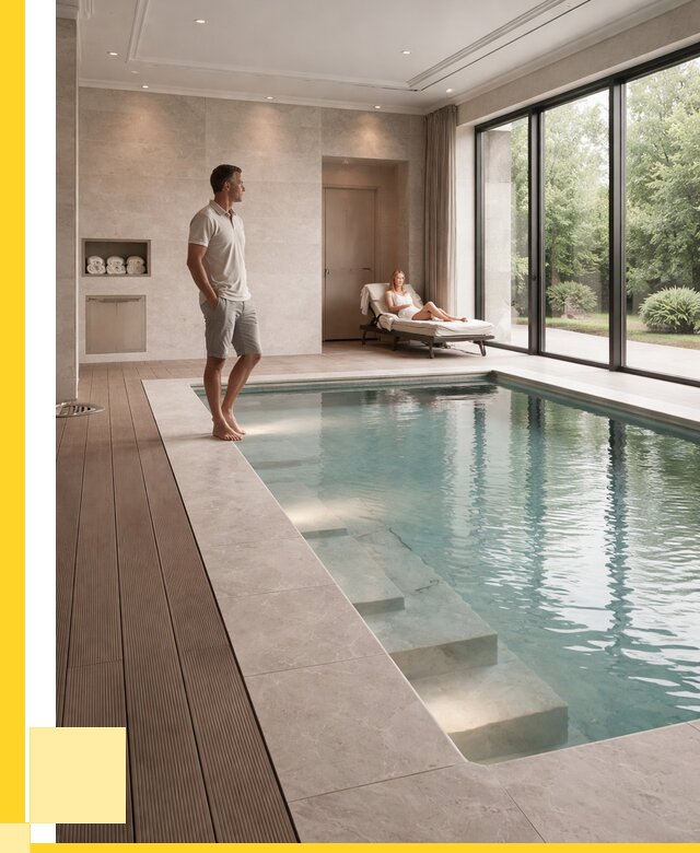 Бассейны в коттедже под ключ в Котласе от 1243560 р. | ЭриданКтл