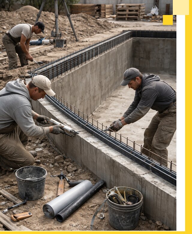 Качественный монтаж чаши бассейна в Котласе под ключ с гарантией