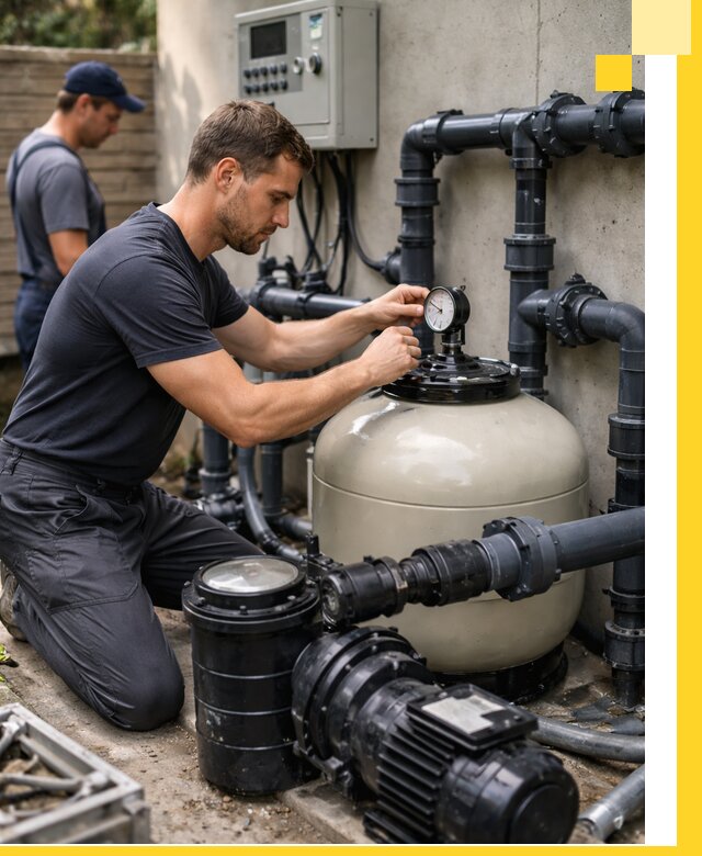 Поставка и монтаж фильтровального оборудования для бассейнов в Котласе