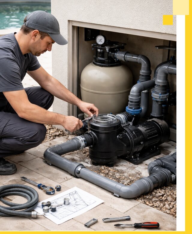 Поставка, монтаж и сервис насосов для бассейнов в Котласе