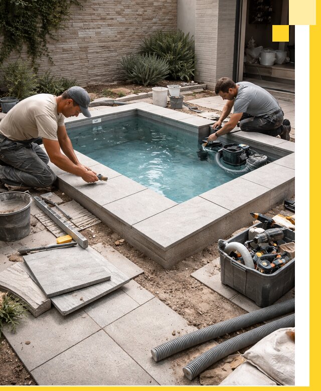 Мини бассейны под ключ в Котласе, дизайн и установка