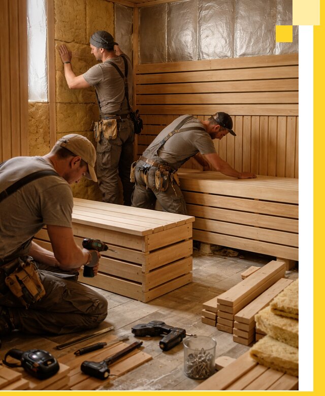 Профессиональное строительство саун под ключ в Котласе