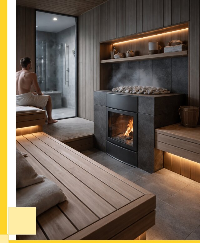 Проект сауны в частном доме в Котласе от 36271 р. | ЭриданКтл