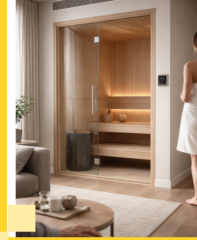 Сауна в квартире под ключ в Котласе от 124356 р. ЭриданКтл