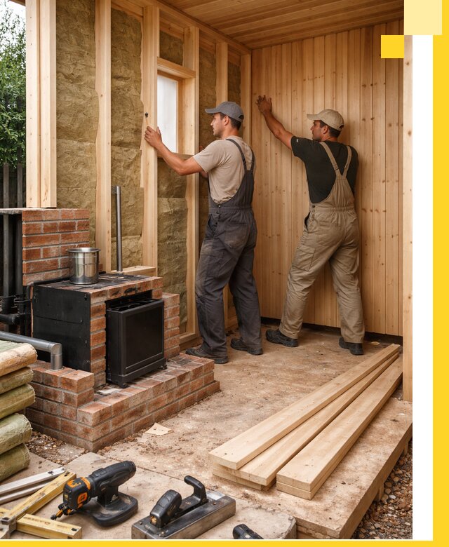 Строительство и установка дачных саун под ключ в Котласе