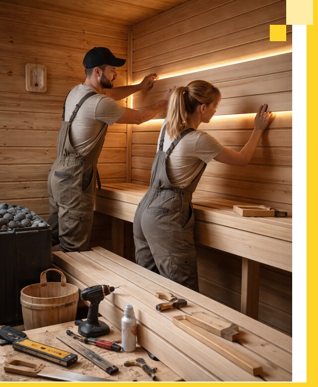 Дизайн саун и бань под ключ с индивидуальным проектом в Котласе