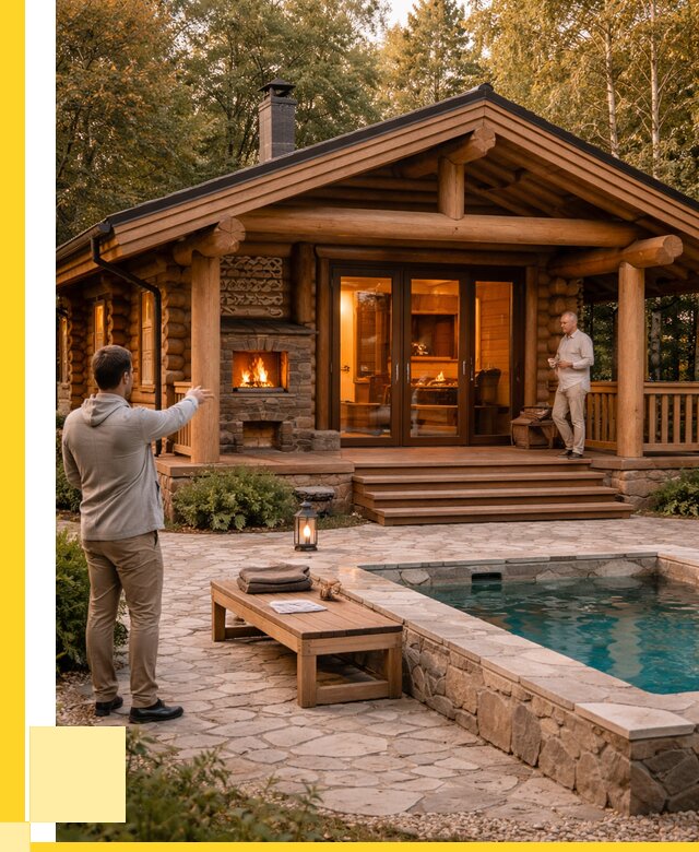 Проекты бань и хамам в Котласе от 25908 р. | ЭриданКтл