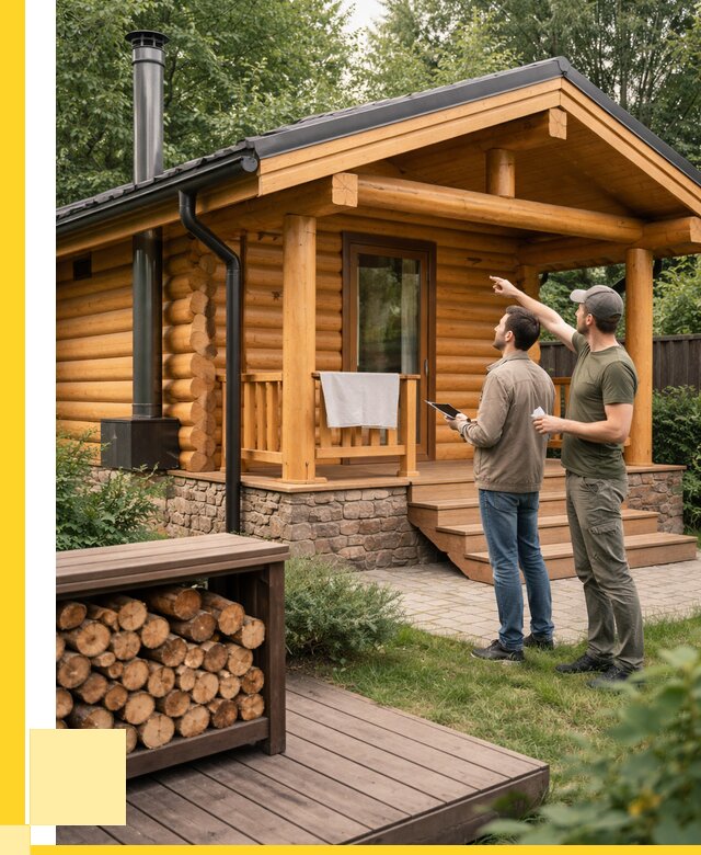 Бани для дачи под ключ в Котласе от 259075 р. | ЭриданКтл