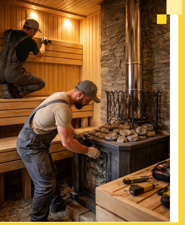 Комплексный дизайн бань, саун и зон отдыха в Котласе