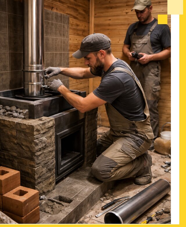 Изготовление и установка банных печей под ключ в Котласе