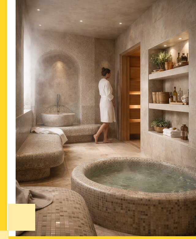 Строительство бани с хамамом в Котласе от 777225 р. | ЭриданКтл