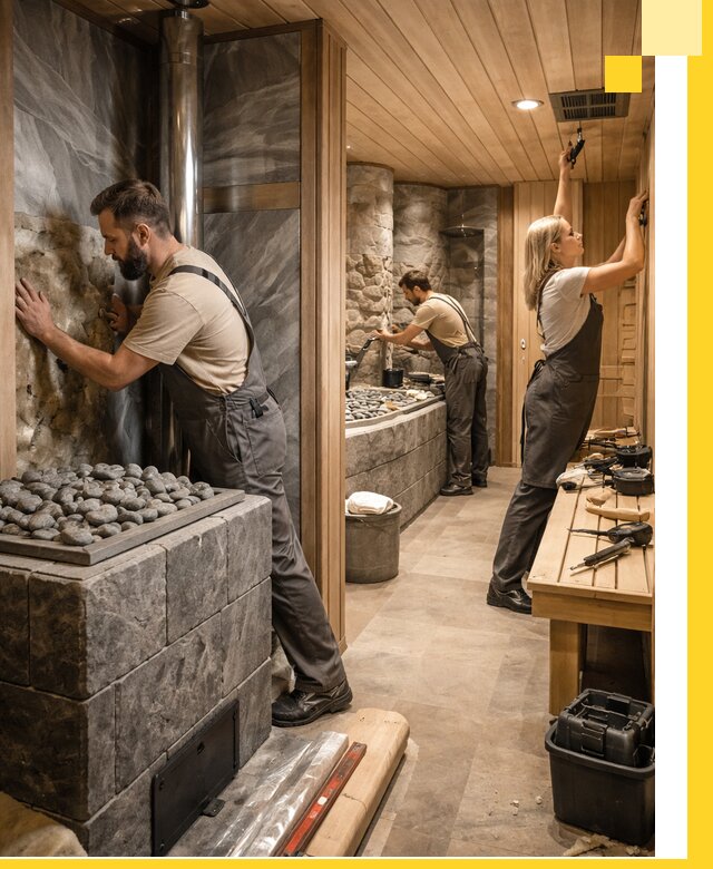 Строительство бань и SPA процедур в Котласе под ключ и отделкой