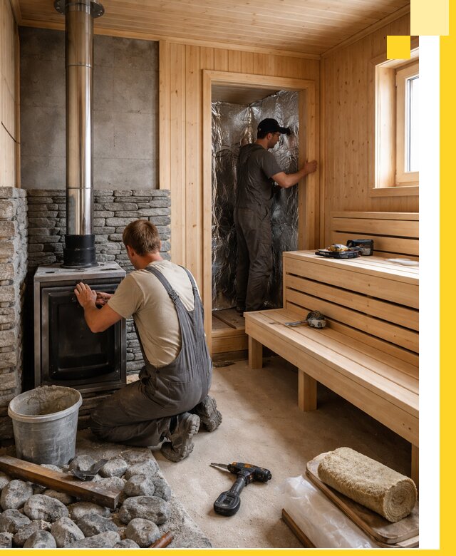 Строительство и изготовление бань под ключ в Котласе