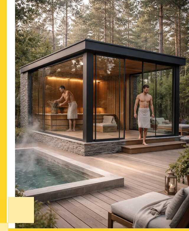 Стеклянные бани и двери в Котласе от 466335 р. | ЭриданКтл