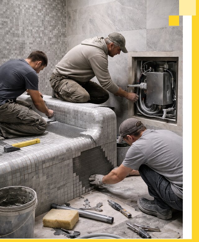 Проекты хамамов под ключ в Котласе и дизайн и строительство