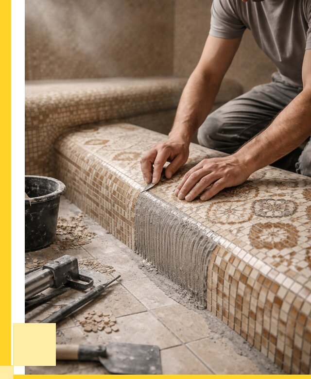 Плитка для хамама под ключ в Котласе от 3627 р. | ЭриданКтл