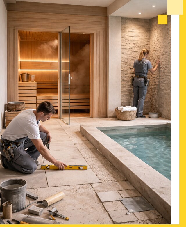 Комплексный дизайн и отделка интерьеров SPA под ключ в Котласе